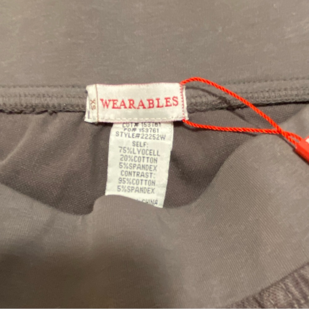 XCVI Wearables Dark Gray Frayed Hem Pants - Picture 11 of 14